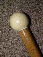 Antique Fawn Coloured Canopy Umbrella With Billiard Inspired Ball Handle (13 of 14) Antique Fawn Coloured Canopy Umbrella With Billiard Inspired Ball Handle (13 of 14)