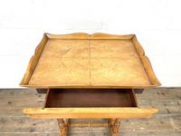 Antique Satin Birch Tray Top Side Table (9 of 10) Antique Satin Birch Tray Top Side Table (9 of 10)