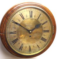 English Dial Wall Clock Rare Station Public Fusee Dial Wall Clock by Sam Aldworth at Childrey Berkshire (3 of 12) English Dial Wall Clock Rare Station Public Fusee Dial Wall Clock by Sam Aldworth at Childrey Berkshire (3 of 12)