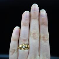 Antique Diamond Lovers Knot 18ct Gold Ring (5 of 7) Antique Diamond Lovers Knot 18ct Gold Ring (5 of 7)