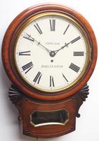 Rare Antique Drop Dial Wall Clock 8 Day Single Fusee Movement (4 of 13) Rare Antique Drop Dial Wall Clock 8 Day Single Fusee Movement (4 of 13)