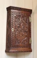Mid 19th Century Carved Oak Corner Wall Cabinet (5 of 8) Mid 19th Century Carved Oak Corner Wall Cabinet (5 of 8)