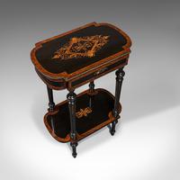 Antique Napoleon III Side Table, French, Etagere, Burr Walnut, Sewing c.1870 (6 of 12) Antique Napoleon III Side Table, French, Etagere, Burr Walnut, Sewing c.1870 (6 of 12)