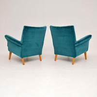 Pair of Vintage Armchairs & Ottomans c.1960’s (13 of 13) Pair of Vintage Armchairs & Ottomans c.1960’s (13 of 13)