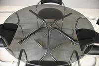 Retro Chrome Glass Dining Table (7 of 13) Retro Chrome Glass Dining Table (7 of 13)