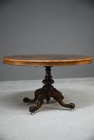 Antique Victorian Burr Walnut Tilt Top Table (10 of 12) Antique Victorian Burr Walnut Tilt Top Table (10 of 12)