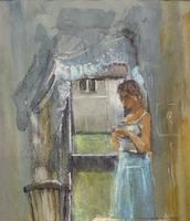 Stunning 20th Century Watercolour & Pastel Portrait Painting in Art Deco Manner (4 of 11) Stunning 20th Century Watercolour & Pastel Portrait Painting in Art Deco Manner (4 of 11)