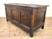18th Century Carved Oak Blanket Box (8 of 11) 18th Century Carved Oak Blanket Box (8 of 11)