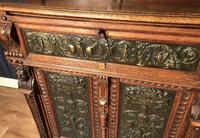 Victorian Carved Oak Secretaire Bookcase (15 of 25) Victorian Carved Oak Secretaire Bookcase (15 of 25)