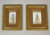 Good Pair of 19th Century Indian Paintings Aurangzeb & Dilras Banu Begum (2 of 11) Good Pair of 19th Century Indian Paintings Aurangzeb & Dilras Banu Begum (2 of 11)