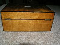 Antique Victorian Walnut Jewellery / Trinket Box, Mop, working lock & key (9 of 9) Antique Victorian Walnut Jewellery / Trinket Box, Mop, working lock & key (9 of 9)