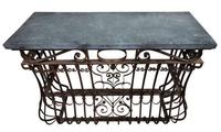Wrought Iron & Slate Console Tables (2 of 4) Wrought Iron & Slate Console Tables (2 of 4)