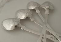 Rare Set of Four Antique Silver King’s Pattern Serving Spoons Andrew Allison GLASGOW 1831 (7 of 9) Rare Set of Four Antique Silver King’s Pattern Serving Spoons Andrew Allison GLASGOW 1831 (7 of 9)