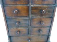 Antique Miniature Stained Pine Chest of Drawers (2 of 6) Antique Miniature Stained Pine Chest of Drawers (2 of 6)