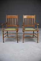 Pair Country Style Carver Chairs (12 of 12) Pair Country Style Carver Chairs (12 of 12)