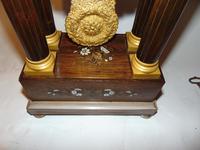 French Charles X Rosewood Portico Clock (6 of 9) French Charles X Rosewood Portico Clock (6 of 9)