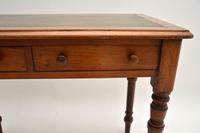 Antique Victorian Walnut Leather Top Writing Table / Desk (4 of 10) Antique Victorian Walnut Leather Top Writing Table / Desk (4 of 10)