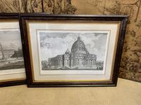 Large Pair of 19th Century Framed Engravings of Vatican Scenes (2 of 7) Large Pair of 19th Century Framed Engravings of Vatican Scenes (2 of 7)