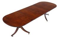 Mahogany Extending Pedestal Dining Table (9 of 12) Mahogany Extending Pedestal Dining Table (9 of 12)