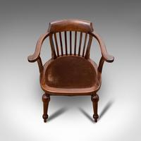 Antique Captain's Chair, English, Mahogany, Armchair, Seat, Edwardian c.1910 (7 of 12) Antique Captain's Chair, English, Mahogany, Armchair, Seat, Edwardian c.1910 (7 of 12)