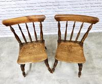 Superb Pair of Windsor Spindleback Side Chairs (3 of 6) Superb Pair of Windsor Spindleback Side Chairs (3 of 6)