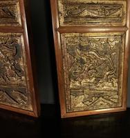 Good looking decorative pair of oriental gilded wall hangings (7 of 8) Good looking decorative pair of oriental gilded wall hangings (7 of 8)