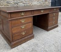 Huge Antique Victorian Oak Partners Desk (7 of 24) Huge Antique Victorian Oak Partners Desk (7 of 24)