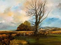 Large Magnificent Extensive Vintage Autumn Country Landscape Oil Painting (2 of 13) Large Magnificent Extensive Vintage Autumn Country Landscape Oil Painting (2 of 13)