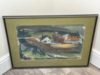 Scottish Mixed Media Painting Cottages in Ayrshire Signed Robert Sinclair Thomson 1915-1983 ARSA, RSW (5 of 27) Scottish Mixed Media Painting Cottages in Ayrshire Signed Robert Sinclair Thomson 1915-1983 ARSA, RSW (5 of 27)