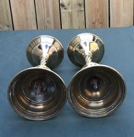 Pair of Arts & Crafts Brass Barley Twist Column Candlesticks (5 of 5) Pair of Arts & Crafts Brass Barley Twist Column Candlesticks (5 of 5)