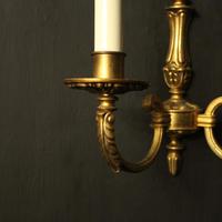 French Pair Of Gilded Brass Antique Wall Lights (5 of 10) French Pair Of Gilded Brass Antique Wall Lights (5 of 10)