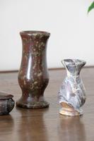 Rare Marble Vases with Lidded Pot (4 of 6) Rare Marble Vases with Lidded Pot (4 of 6)