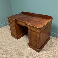 Quality Victorian Mahogany Antique Pedestal Desk (6 of 8) Quality Victorian Mahogany Antique Pedestal Desk (6 of 8)