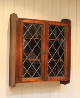 Oak Glazed Wall Cabinet (7 of 9) Oak Glazed Wall Cabinet (7 of 9)