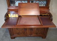 19th Century Figured Mahogany Cylinder Bureau Bookcase (9 of 12) 19th Century Figured Mahogany Cylinder Bureau Bookcase (9 of 12)