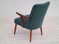 Danish Armchair, completely renovated, wool, teak, 1960s (13 of 16) Danish Armchair, completely renovated, wool, teak, 1960s (13 of 16)