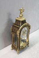 French Louis XIV Style Boulle Mantel Clock by Samuel Marti (6 of 9) French Louis XIV Style Boulle Mantel Clock by Samuel Marti (6 of 9)