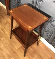 Edwardian Inlaid Mahogany Sewing Box (2 of 11) Edwardian Inlaid Mahogany Sewing Box (2 of 11)