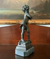 Fine Large 19th Century Antique Solid Bronze Cherub Sculpture Statue Figurine (3 of 13) Fine Large 19th Century Antique Solid Bronze Cherub Sculpture Statue Figurine (3 of 13)