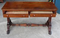 1900's Mahogany Side Table with Two Drawers (2 of 4) 1900's Mahogany Side Table with Two Drawers (2 of 4)