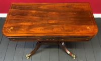 Exceptional Regency Period Rosewood Inlaid Fold-over Occasional Card Games Table (6 of 14) Exceptional Regency Period Rosewood Inlaid Fold-over Occasional Card Games Table (6 of 14)