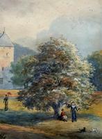 Fine 19th Century Regency Gilt Show-Framed Castle Landscape Watercolour Painting (12 of 14) Fine 19th Century Regency Gilt Show-Framed Castle Landscape Watercolour Painting (12 of 14)