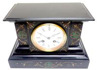 Very Fine French Slate & Marble Mantel Clock Classic 8 Day Striking Mantle Clock (3 of 13) Very Fine French Slate & Marble Mantel Clock Classic 8 Day Striking Mantle Clock (3 of 13)
