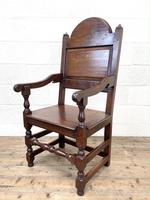 Pair of Antique Oak Throne Chairs (11 of 13) Pair of Antique Oak Throne Chairs (11 of 13)
