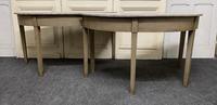 Pair of Georgian Painted Demi Lune Console Tables (4 of 22) Pair of Georgian Painted Demi Lune Console Tables (4 of 22)