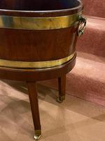 19th Century Brass Bound ‘Coopered-Mahogany’ Oval Wine Cooler (4 of 4) 19th Century Brass Bound ‘Coopered-Mahogany’ Oval Wine Cooler (4 of 4)