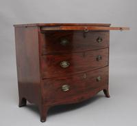 Early 19th Century Mahogany Bowfront Chest with Slide (5 of 12) Early 19th Century Mahogany Bowfront Chest with Slide (5 of 12)