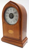Fine Antique Bulle Electric Mantel Clock – Mahogany & Satinwood Case Mantle Clock (6 of 9) Fine Antique Bulle Electric Mantel Clock – Mahogany & Satinwood Case Mantle Clock (6 of 9)