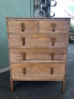 Antique Limed Oak Heals Chest of Drawers (8 of 10) Antique Limed Oak Heals Chest of Drawers (8 of 10)