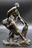 Late 19th Century Bronze of Milo of Croton by Puget (4 of 5) Late 19th Century Bronze of Milo of Croton by Puget (4 of 5)